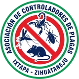 Sello de la Asociación de Controladores de Plagas Ixtapa-Zihuatanejo